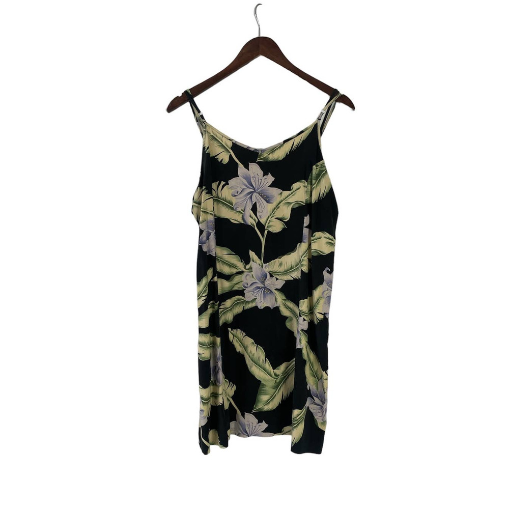Tiki Classics Silk Tank Dress Women's Size Large